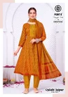 Gulabi Jaipur Vol 7 By Deeptex Cotton Printed Anarkali Kurtis Set 